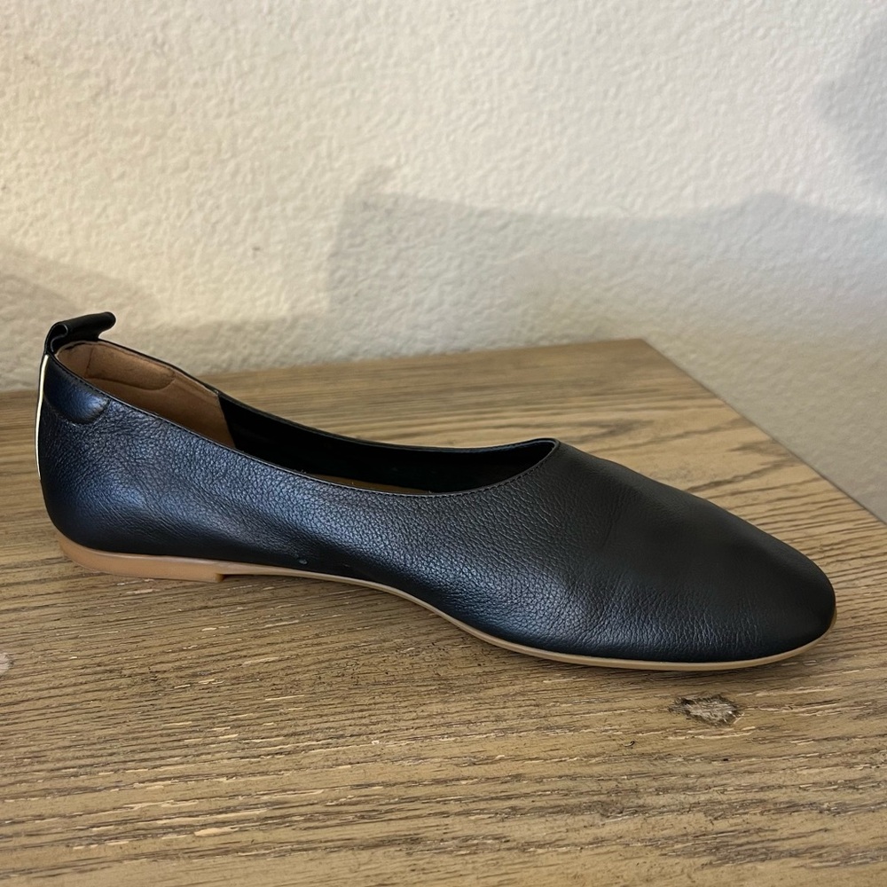 Everlane The Day Glove ballet flat black leather minimalist classic sz 8 - Picture 5 of 12
